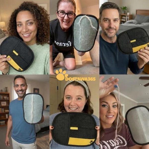 Manopla Quitapelos Reutilizable para Mascotas — Electrostático y Reutilizable - Dostawa365™