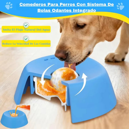 Juguete de Bola para Lamer, Lick Bowl para Perros, Cuenco Antideslizante para Lick, Cuenco para Lamer para Mascotas, Juguete para Lamer Perros, para Yogur, Caldo y Puré, Enriquecimiento y Alimentación - Dostawa365™