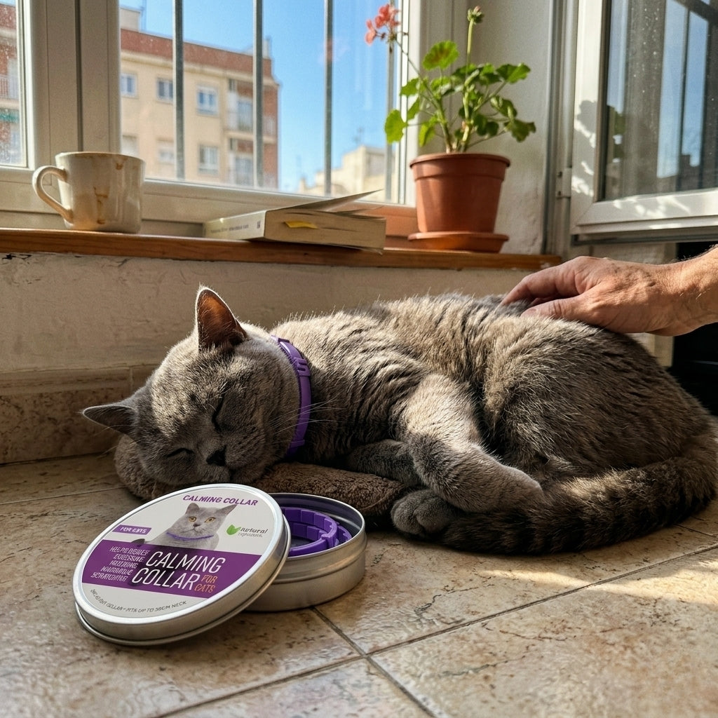 Collar Antipulgas y Antigarrapatas  8 Meses de Protección Natural 🏷️¡No te pierdas el 50% de descuento!